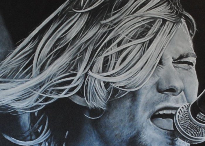 Kurt Cobain Nirvana Painting