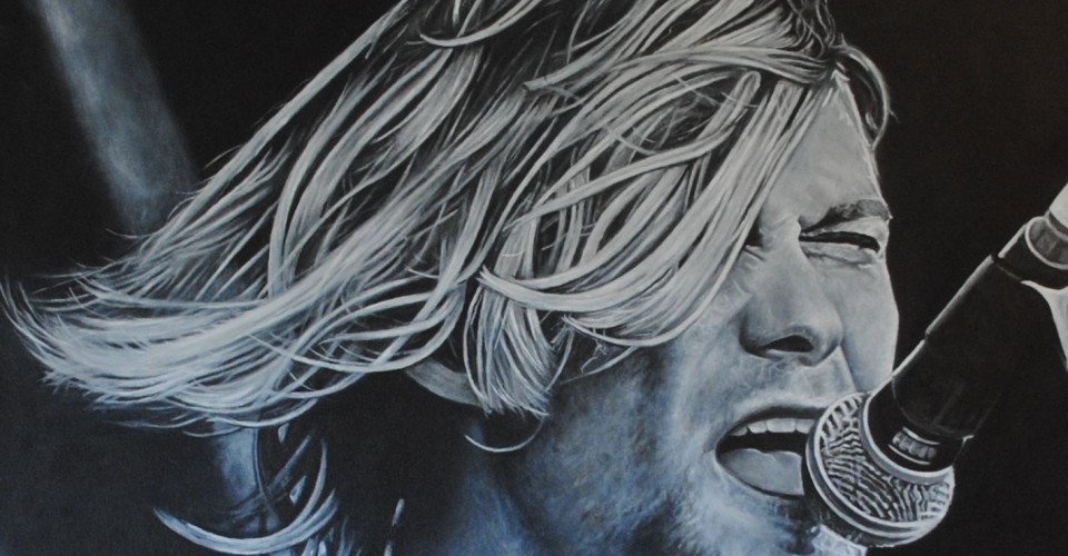 Kurt Cobain Nirvana Painting