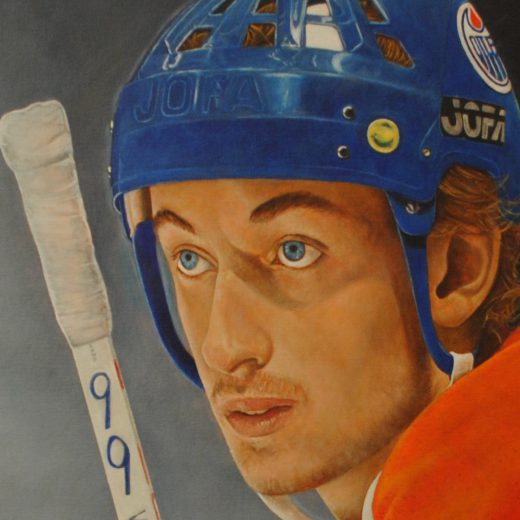 wayne gretsky oilers painting