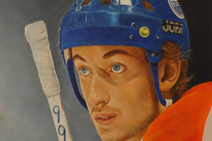 wayne gretsky oilers painting