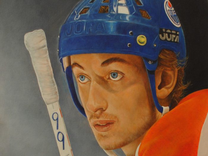 wayne gretsky oilers painting