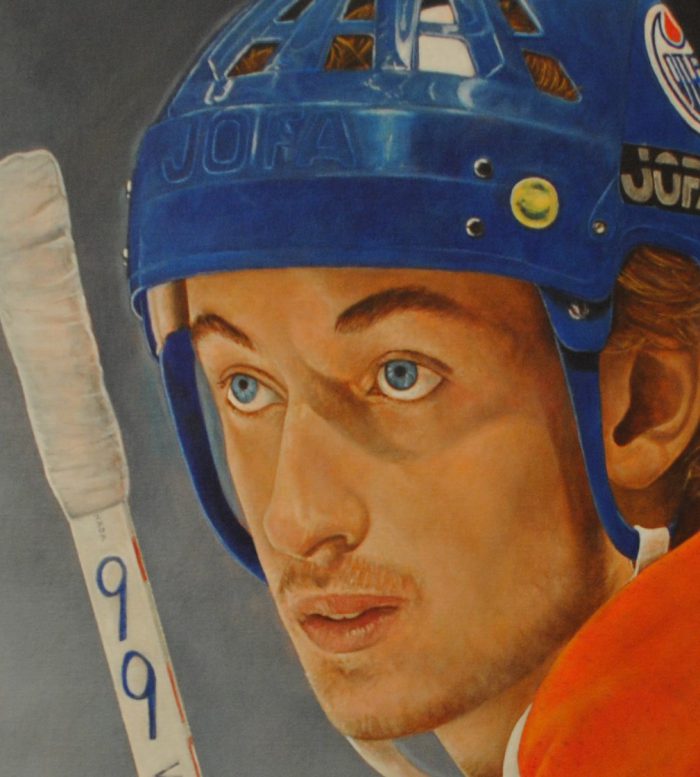 wayne gretsky oilers painting